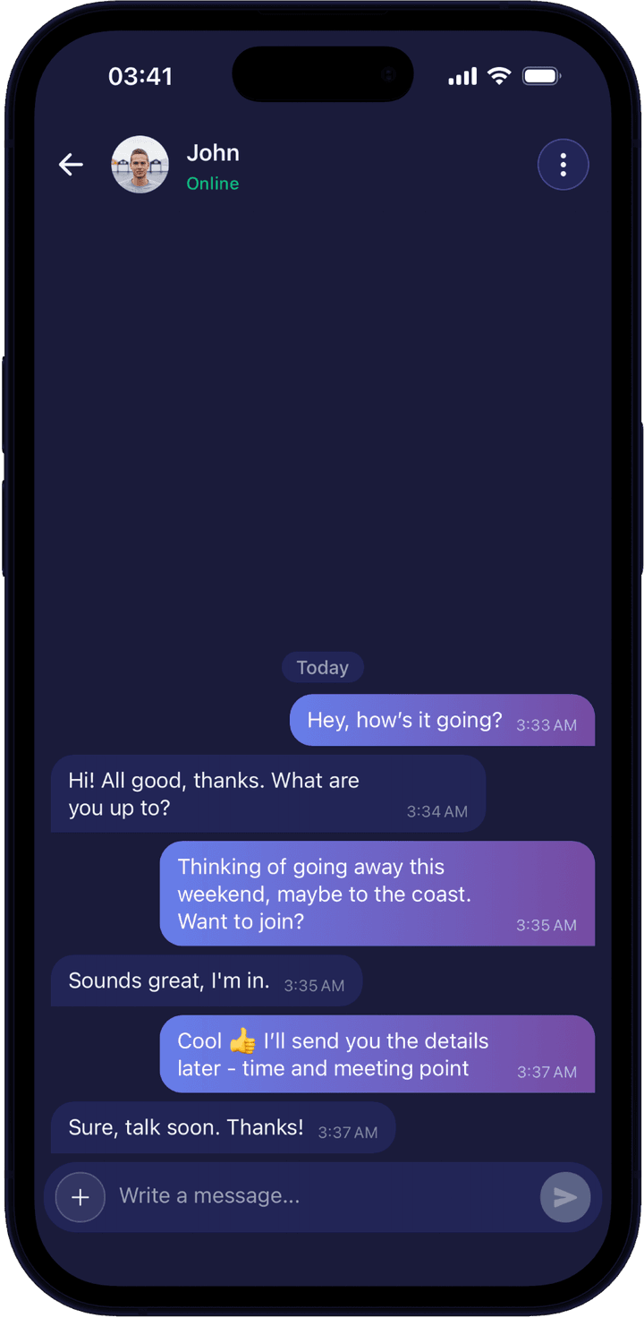 Era app chat screen