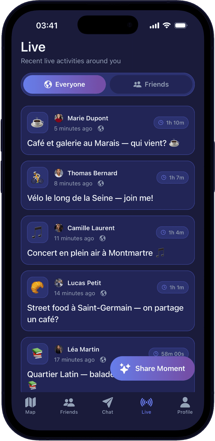 Era app friends screen