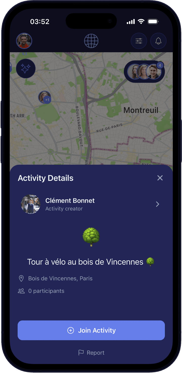 Era app activity screen